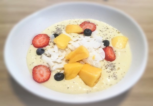Mango and Coconut Smoothie Bowl