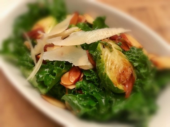 Kale & Brussel Sprout Salad